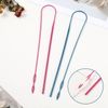 Drawstring Threader Tool, 2 PCS Plastic Drawstring Threader Replacement Flexible Hoodie String Threader, Easy & Quick Sewing Needle Rope Threader Clips for Jackets Coats Pants Hoodies Sweaters