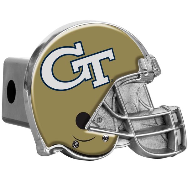 Georgia Tech Yellow Jackets Helmet 3D Polyurethane Domed Hitch Cover 2" Receiver