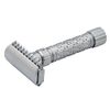 PEARL Flexi Adjustable Open Comb Double Edge Safety Razor Version - Reusable Metal Razor Made with CNC process | Premium Shaving Razors for Men with Triple Plating| Luxury Men's Safety Shaving Razor Kit for Father's day Gift