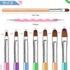 Modelones Nail Brush, Nail Brush Set, Nail Brush Set, Gel Nail Art Brush, Nail Brush Kit, Set of 8