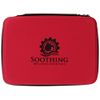 Essential Oils Carrying Case for 5ml, 10ml and 15ml Bottles - Hard Shell Exterior Storage Organizer Holds doTerra and Endless Others by Soothing Wellness Essentials (Scarlet Red, 70 Oils)