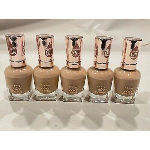 Sally Hansen Color Therapy Nail Polish #190/ Blushed Petal /0.5 fl oz (Lot Of 5)