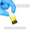 Glass Vials Clear Bottles Liquid Sample Collection Bottles Liquid Containers Screwcap Capacity 10ml (1/3 Oz) Pack of 10