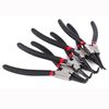 4 PCS Professional Heavy Duty 7" Internal External Straight Bent Circlip Snap Ring Pliers Tools Set
