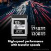 Lexar Professional CFexpress Type-B Silver, Maximum Read: 1750MB/s / Maximum Write: 1,300 MB/s