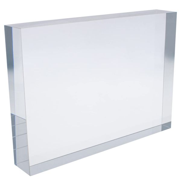 ExcelMark Blank Clear Acrylic Block (5 x 7, inches)