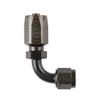 Earl's Power Steering Hose End -6 90 Deg. Black Chromate