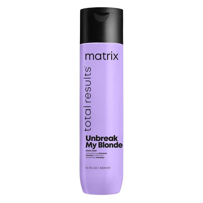 Matrix Hair Strengthening Shampoo, For Pre-Lightened or Bleached Blondes, Unbreak My Blonde, 300ml