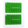 2pcs Micro SD Card Case, Green,Holder, Organizer Credit Card Size Storage
