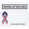 4 1/2 x 5 1/2" U.S.A. Ribbon "Packing List" Envelopes