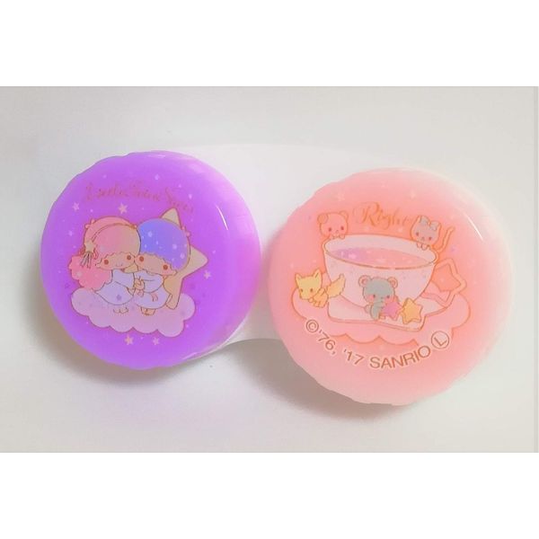 Sanrio ritorutuinsuta-zu kikirara Contact Lenses Case