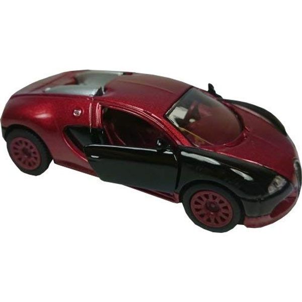SIKU Bugatti EB 16.4 Veyron - Metallic Red and Black (B)