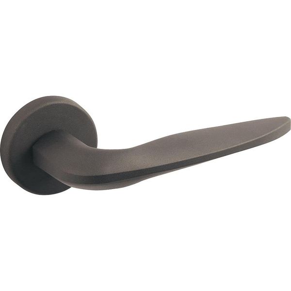 Panasonic Veritis MJE2HA13BK Interior Door, Lever Handle, A1 Type, Air Lock, Off-Black (Coated)