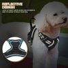 No Pull Dog Pet Harness Reflective Strip Adjustable Control Comfort Handle Black
