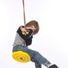 Sutekus Daisy Disc Swing Monkey Rope Plastic Tree Swing (Yellow)
