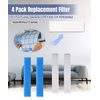 4 Pack Mini Split Air Filter Replacement Compatible With Fujitsu General UTR-FA16 UTR-FA16-2