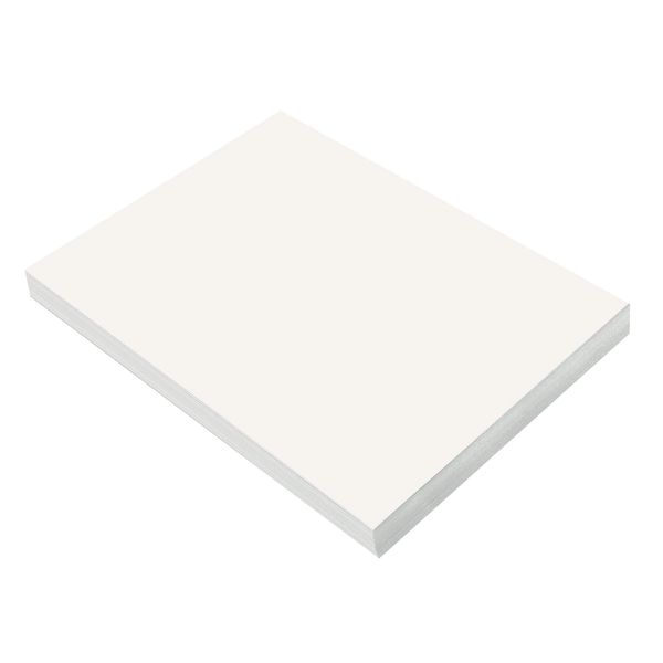 Prang (Formerly SunWorks) Construction Paper, White, 9" x 12", 100 Sheets