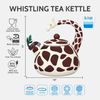 Whistling Tea Kettle for Stove Top Enamel on Steel Teakettle, Supreme Housewares Giraffe Design Teapot Water Kettle Cute Kitchen Accessories Teteras (2.1 Quart, Giraffe)