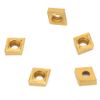 Carbide Turning Inserts CCMT21.51（CCMT060204）CCMT Insert Mutilayer Coated CNC Lathe Inserts for Lathe Turning Tool Holder Replacement Insert 10Pcs