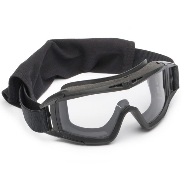 Revision Desert Locust Military Goggles Basic Kit – Clear Lens, Black Frame, One Size – Anti Fog Eye Protection Ballistic Goggles – Made in USA