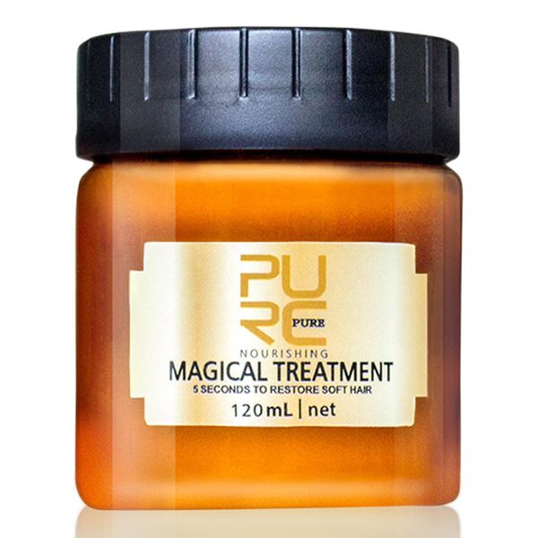 Keratin Hair Mask, Keratin Hair Treatment, 5 Seconds Hair Root Repair 120ml, Deep Conditioning Hair Treatment, Recover Elasticity & Lustrous & Soft Hair, Keratin Hair Straightening Kit