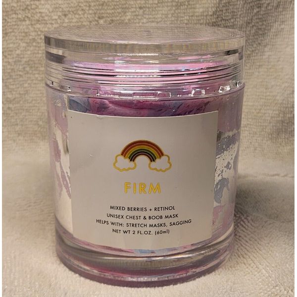 Rainbow Beauty~FIRM~Mixed Berries+Retinol Chest & Boob Mask~Sagging/Stretch Mark