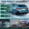 Rear Bumper Diffuser Spoiler Lip LED Brake Light For Chevrolet Malibu 2013-2015