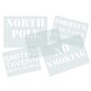 Customisable Stencil a4 with Custom Font