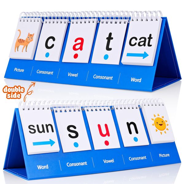 CVC Words Games First Grade Classroom Must Haves, Phonics Games for Kindergarten First 2nd Grade, Sight Words Flash Cards Spelling Reading Preschool Learning Games Spelling Educational Toy Gifts