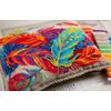 RIOLIS Counted Cross Stitch Cushion Kit 15.75"X11.75"-Feathers (10 Count)