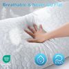 QUTOOL Cooling Pillows for Sleeping 2 Pack, Shredded Memory Foam Bed Pillows ...