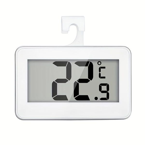 1 x Fridge Thermometer Refrigerator Thermometer, LCD Digital Fridge Freezer Thermometer Monitor Temperature Monitor with High-Definition LCD Screen