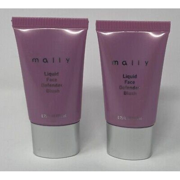 Lot of 2 - Mally Liquid Face Defender Blush ~BUFF~ Full Size NEW without box