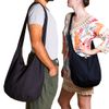 Panasiam Shoulder Bag in 2 Sizes Various Colours and Designs with Extra Inner Pocket Double Fabric Good Quality - claret, size: l