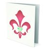 Stencil Company Fleur De Lis Stencil - 11.5 x 15cm - Reusable Wall Stencil Template
