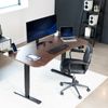 VIVO Dark Walnut 63" x 32" Table Top for Adjustable Standing Desk Frames