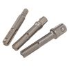 Garosa 3Pcs SDS Plus Socket Driver Set, 1/4 3/8 1/2 Socket Adapters Convert Drill into Power Socket High Occlusion Spring loaded Lock for Impact Driver