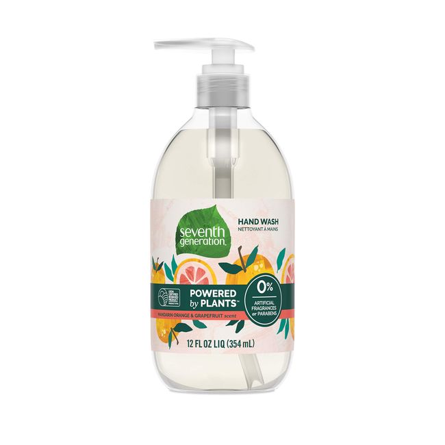 Seventh Generation Hand Wash, Fresh Citrus, 12 Ounce