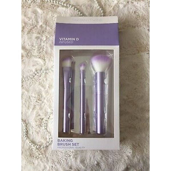 Tartan + Twine Baking Brush Set Vitamin D Infused Setting Precision Duster. NIB