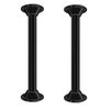Black Aluminum RV Table Base Mount 2 Pack Compatible with Standard Tables