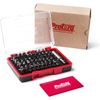 61-Piece Security Bit Set S2 Steel Tamper Proof for Electronics Vehicles Tools