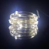 18 Feet Battery Operated Led String Lights With Timer Waterproof Cold White