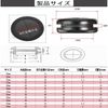 4 Black Round Double Sided Electrical Rubber Grommets for Wire Protection Mounting (25mm)