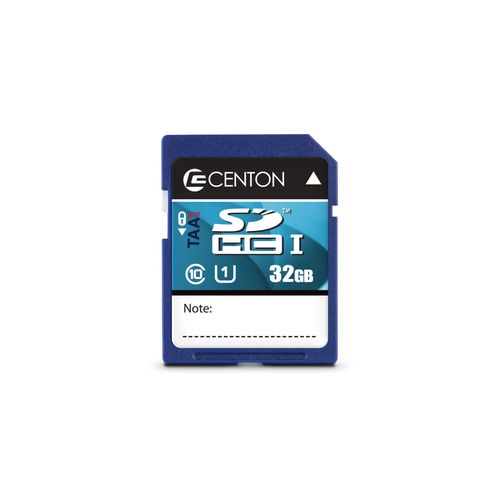 Centon SD UHS Class 1 (U1) Flash Memory Card 32GB x 1, (S1-SDHU1-32GTAA)
