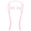 Roller Ball Self Massage Tool, Shoulder Neck Back Pain Relieve Massager(Pink)