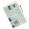 Dollhouse Miniature Newspaper with Pencil #IM65119