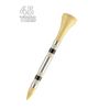 PrideSports 2-3/4" Nova Bamboo Tees Silver/White/Black Stripe