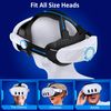 Head Strap for Meta Quest 3S/Quest 3/Quest 2, VR Headset Accessories Adjustable Elite Strap Replacement for Oculus