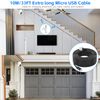 BLKing USB charging cable for Camera,33ft/10m, Micro USB power cable for security camera, ideal for charging security camera (33ft/10m B)