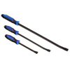 Mayhew 14071BL Dominator Curved Pry Bar Set, Blue, 3-piece